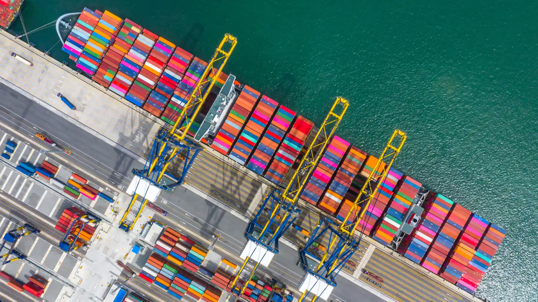 Cargo Ship Being Unloaded At Port 2026 03 16 04 34 54 Utc